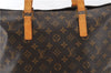 Authentic Louis Vuitton Monogram Cabas Mezzo Shoulder Tote Bag M51151 LV 2619F