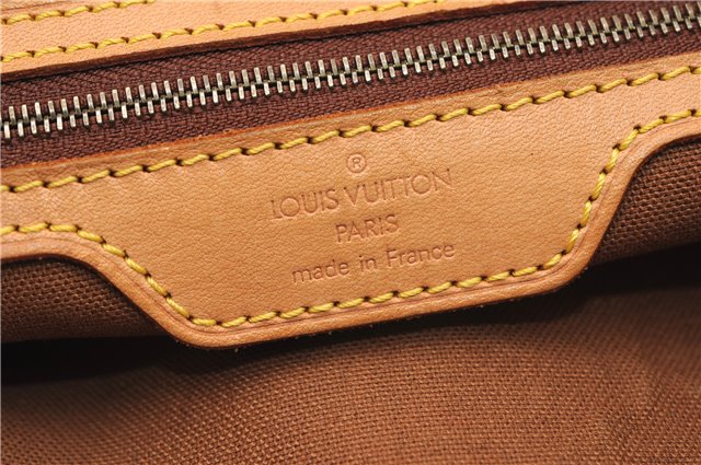 Authentic Louis Vuitton Monogram Cabas Mezzo Shoulder Tote Bag M51151 LV 2619F