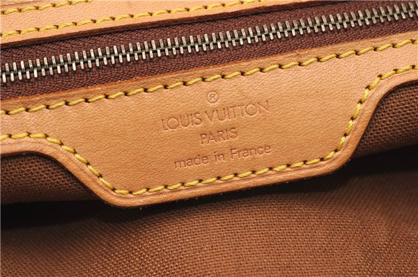 Authentic Louis Vuitton Monogram Cabas Mezzo Shoulder Tote Bag M51151 LV 2619F