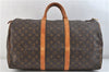 Authentic Louis Vuitton Monogram Keepall 50 Boston Bag M41426 LV 2620D