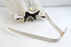 Authentic GUCCI Shoulder Cross Body Bag Leather White 2621D