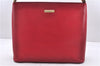 Authentic BURBERRY Vintage Leather Shoulder Hand Bag Purse Red 2621E