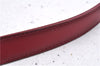 Authentic BURBERRY Vintage Leather Shoulder Hand Bag Purse Red 2621E