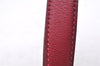Authentic BURBERRY Vintage Leather Shoulder Hand Bag Purse Red 2621E