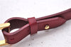 Authentic BURBERRY Vintage Leather Shoulder Hand Bag Purse Red 2621E