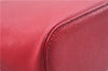 Authentic BURBERRY Vintage Leather Shoulder Hand Bag Purse Red 2621E