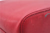 Authentic BURBERRY Vintage Leather Shoulder Hand Bag Purse Red 2621E