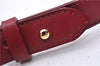 Authentic BURBERRY Vintage Leather Shoulder Hand Bag Purse Red 2621E