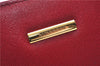 Authentic BURBERRY Vintage Leather Shoulder Hand Bag Purse Red 2621E