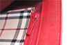 Authentic BURBERRY Vintage Leather Shoulder Hand Bag Purse Red 2621E