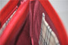 Authentic BURBERRY Vintage Leather Shoulder Hand Bag Purse Red 2621E