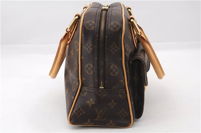 Authentic Louis Vuitton Monogram Manhattan PM Hand Bag Purse M40026 LV 2623F
