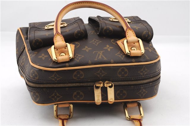 Authentic Louis Vuitton Monogram Manhattan PM Hand Bag Purse M40026 LV 2623F