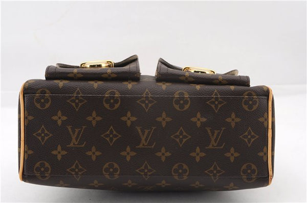 Authentic Louis Vuitton Monogram Manhattan PM Hand Bag Purse M40026 LV 2623F