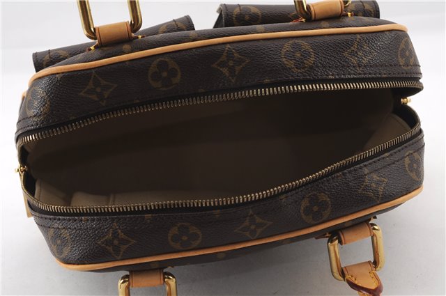 Authentic Louis Vuitton Monogram Manhattan PM Hand Bag Purse M40026 LV 2623F