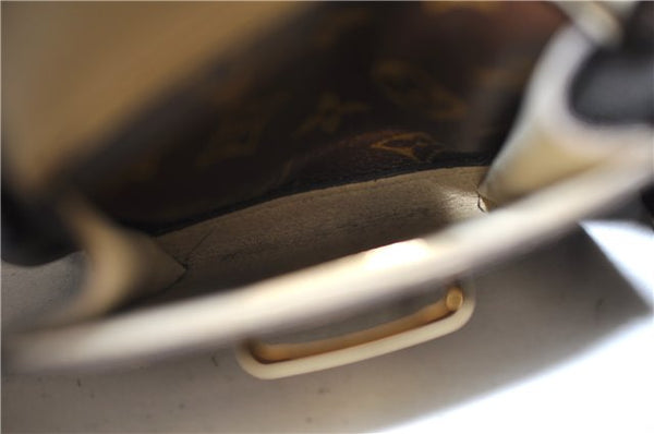 Authentic Louis Vuitton Monogram Manhattan PM Hand Bag Purse M40026 LV 2623F