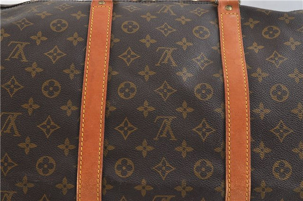 Authentic Louis Vuitton Monogram Keepall 60 Boston Bag M41422 LV 2624D