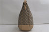 Authentic GUCCI Vintage Shoulder Hand Bag Purse GG PVC Leather Brown 2624E