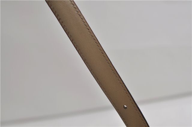 Authentic GUCCI Vintage Shoulder Hand Bag Purse GG PVC Leather Brown 2624E