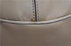 Authentic GUCCI Vintage Shoulder Hand Bag Purse GG PVC Leather Brown 2624E