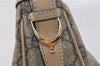 Authentic GUCCI Vintage Shoulder Hand Bag Purse GG PVC Leather Brown 2624E