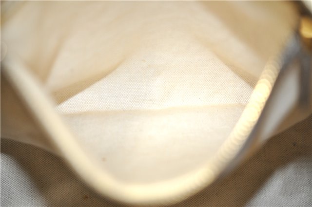 Authentic GUCCI Vintage Shoulder Hand Bag Purse GG PVC Leather Brown 2624E