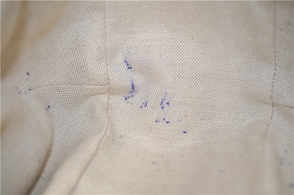 Authentic GUCCI Vintage Shoulder Hand Bag Purse GG PVC Leather Brown 2624E