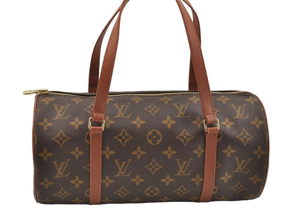 Authentic Louis Vuitton Monogram Papillon 30 Hand Bag Old Model LV 2626I