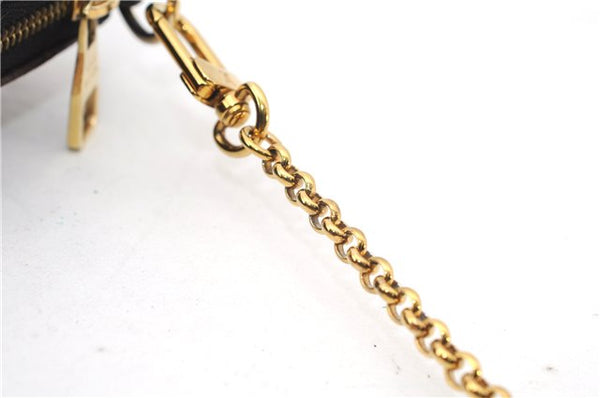 Auth Louis Vuitton Monogram Pallas Clutch Shoulder Hand Bag M44058 Black 2627F