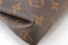 Auth Louis Vuitton Monogram Pallas Clutch Shoulder Hand Bag M44058 Black 2627F