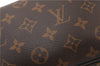 Auth Louis Vuitton Monogram Pallas Clutch Shoulder Hand Bag M44058 Black 2627F
