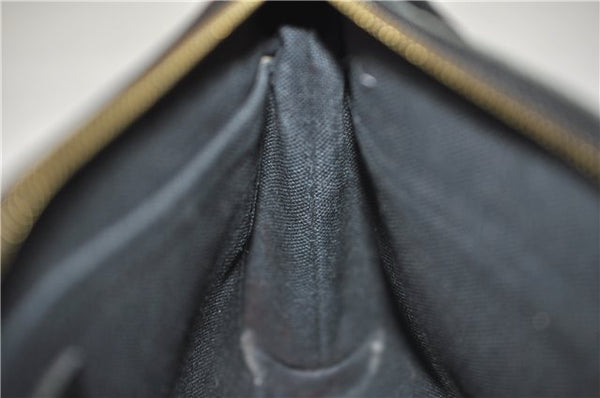 Auth Louis Vuitton Monogram Pallas Clutch Shoulder Hand Bag M44058 Black 2627F