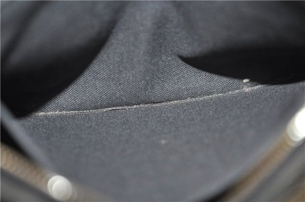 Auth Louis Vuitton Monogram Pallas Clutch Shoulder Hand Bag M44058 Black 2627F