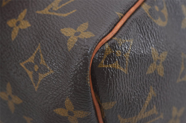 Authentic Louis Vuitton Monogram Speedy 30 Hand Boston Bag M41526 LV 2627I