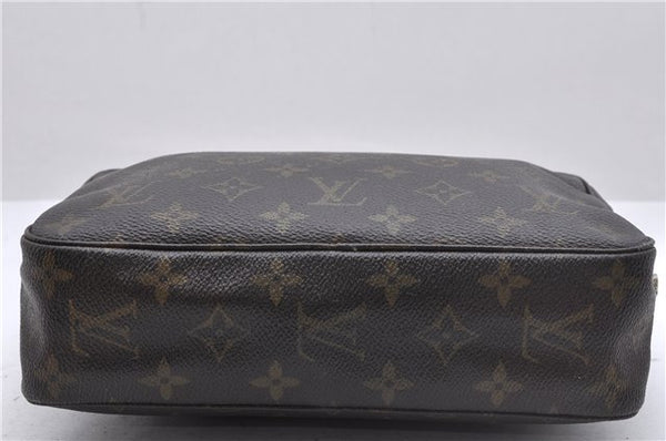Auth Louis Vuitton Monogram Trousse Toilette 23 Clutch Hand Bag M47524 LV 2628D