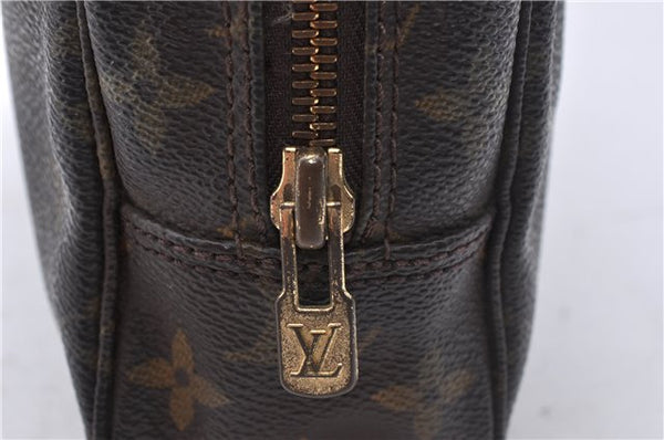Auth Louis Vuitton Monogram Trousse Toilette 23 Clutch Hand Bag M47524 LV 2628D