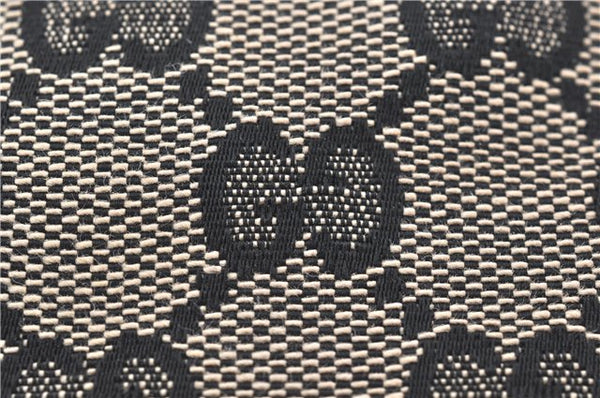 Authentic GUCCI Shoulder Tote Bag Purse GG Canvas Leather 0021098 Navy 2628E