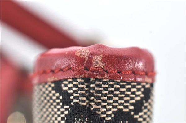 Authentic GUCCI Shoulder Tote Bag Purse GG Canvas Leather 0021098 Navy 2628E