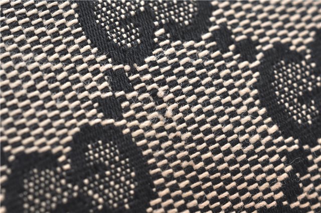 Authentic GUCCI Shoulder Tote Bag Purse GG Canvas Leather 0021098 Navy 2628E