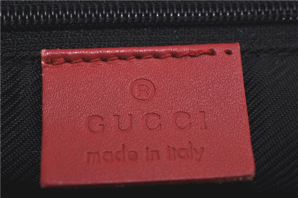 Authentic GUCCI Shoulder Tote Bag Purse GG Canvas Leather 0021098 Navy 2628E