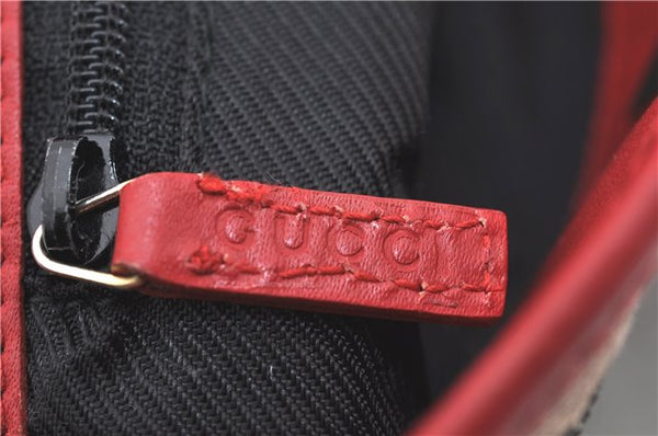 Authentic GUCCI Shoulder Tote Bag Purse GG Canvas Leather 0021098 Navy 2628E