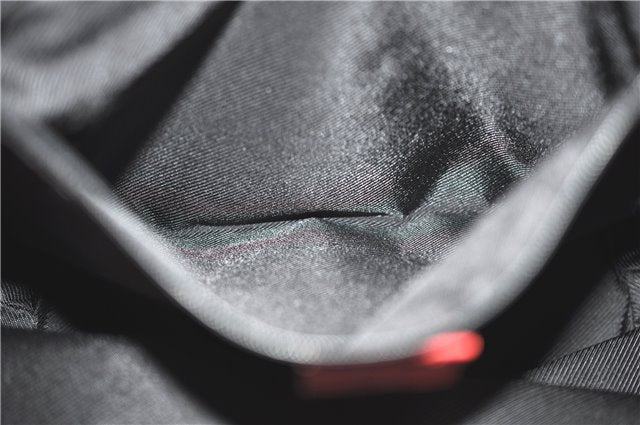 Authentic GUCCI Shoulder Tote Bag Purse GG Canvas Leather 0021098 Navy 2628E