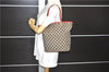Authentic GUCCI Shoulder Tote Bag Purse GG Canvas Leather 0021098 Navy 2628E