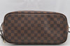 Authentic Louis Vuitton Damier Neverfull MM Shoulder Tote Bag N51105 LV 2628I