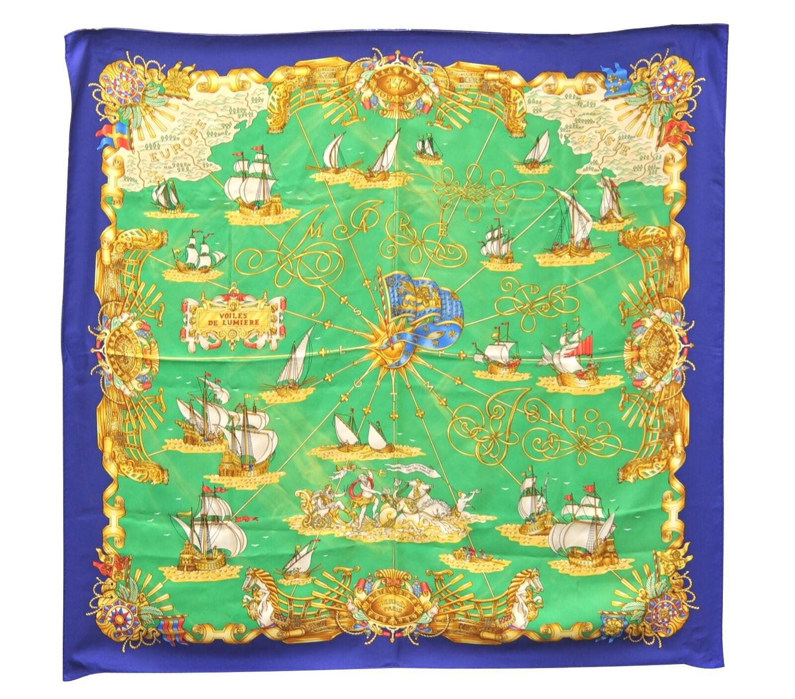 Authentic HERMES Carre 90 Scarf 