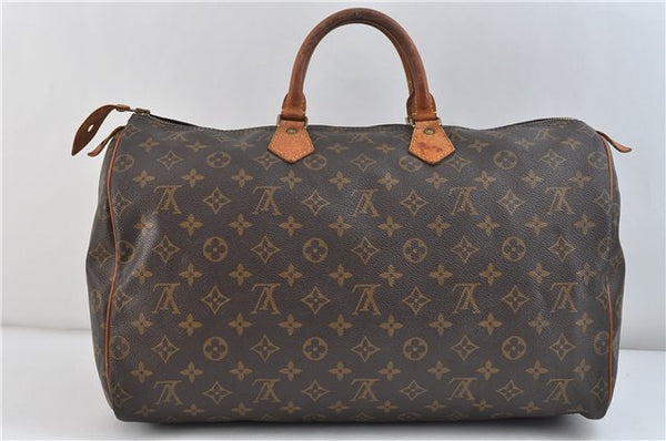 Authentic Louis Vuitton Monogram Speedy 40 Hand Bag M41522 LV 2629D