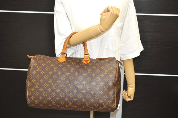 Authentic Louis Vuitton Monogram Speedy 40 Hand Bag M41522 LV 2629D