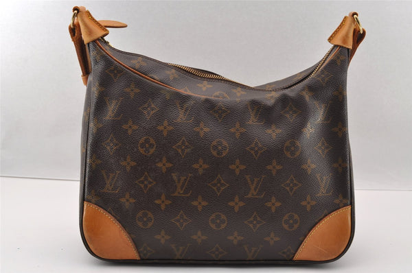 Authentic Louis Vuitton Monogram Boulogne 30 Shoulder Cross Bag M52165 LV 2629I