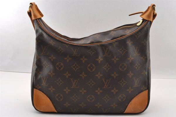 Authentic Louis Vuitton Monogram Boulogne 30 Shoulder Cross Bag M52165 LV 2629I