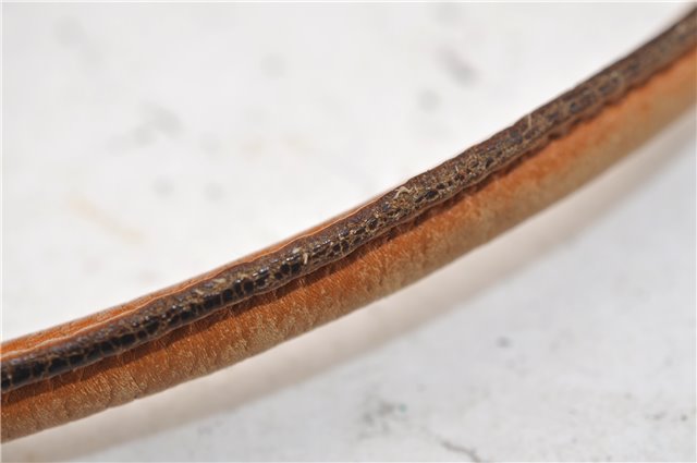 Authentic GUCCI Abbey Shoulder Hand Bag GG Canvas Leather 130939 Brown 2630E